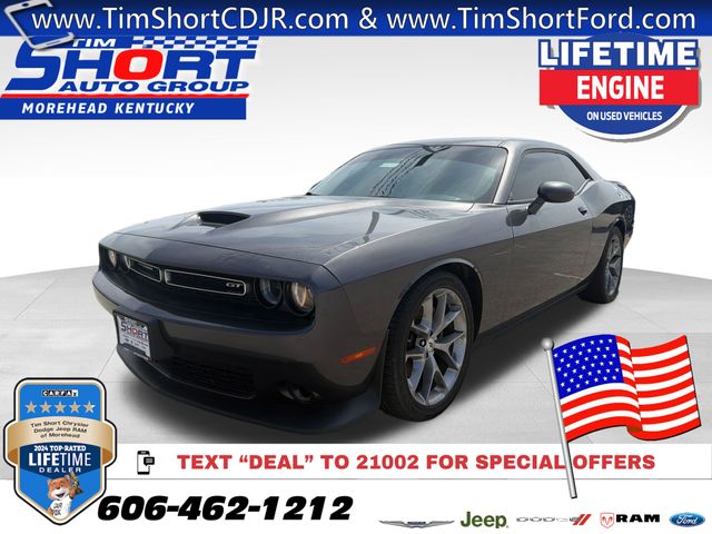 Gray (Granite Crystal Metallic Clearcoat) 2023 Dodge Challenger GT RWD Coupe Rear-Wheel Drive 8-Speed Automatic