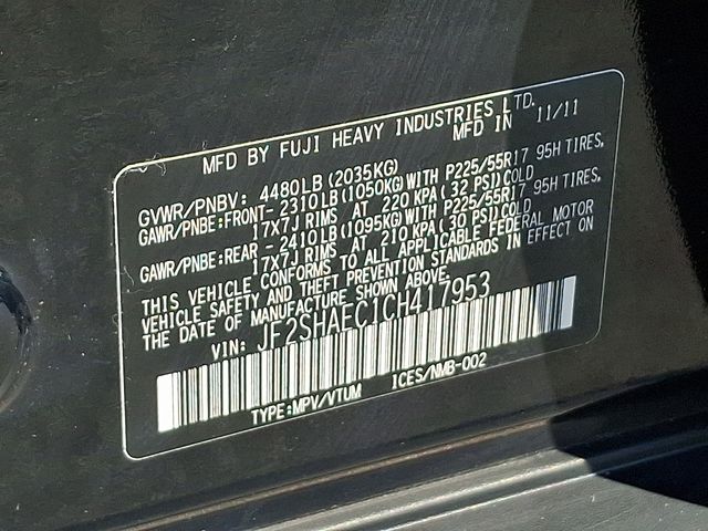 2012 Subaru Forester 2.5X Black at Carlisle Cadillac Buick GMC