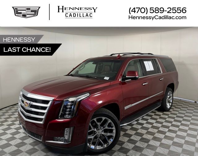 Red 2018 Cadillac Escalade ESV Premium Luxury 4WD SUV / Crossover Four-Wheel Drive