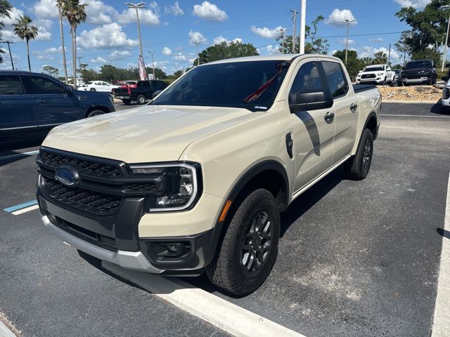 Desert Sand 2025 Ford Ranger XLT SuperCrew RWD Pickup Truck 4X2 Automatic