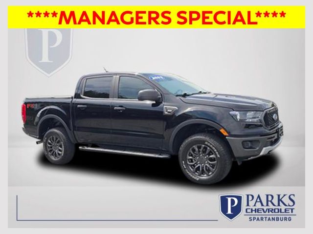 Shadow Black 2023 Ford Ranger Pickup Truck Four-Wheel Drive Automatic
