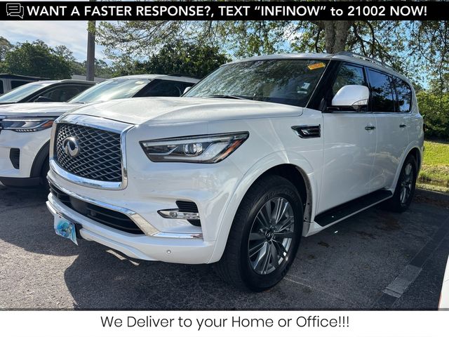 Moonstone 2022 INFINITI QX80 Luxe 4WD SUV / Crossover All-Wheel Drive 7-Speed Automatic
