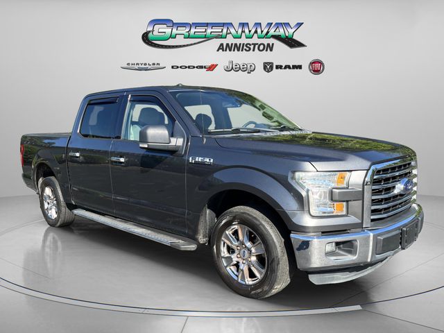Gray (Magnetic) 2016 Ford F-150 XLT SuperCrew Pickup Truck 4X2 6-Speed Automatic