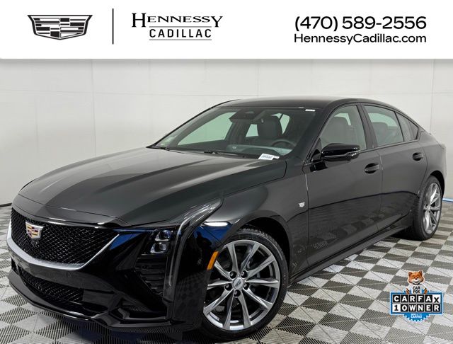 Raven Black 2026 Cadillac CT5 Sport RWD Sedan Rear-Wheel Drive Automatic