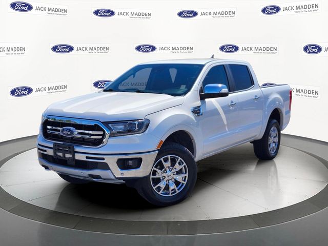 White Platinum Clearcoat 2019 Ford Ranger Pickup Truck Four-Wheel Drive Automatic