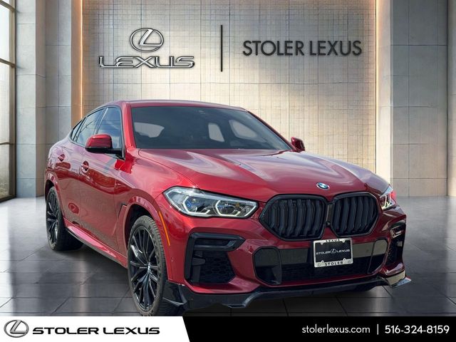 Flamenco Red Metallic 2022 BMW X6 xDrive40i AWD SUV / Crossover All-Wheel Drive 8-Speed Automatic