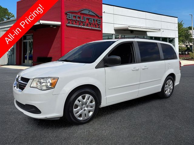 Bright White Clearcoat 2016 Dodge Grand Caravan Minivan Front-Wheel Drive 6-Speed Automatic