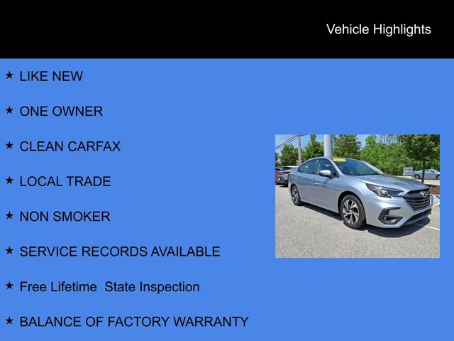 2023 Subaru Legacy Premium Silver at Rafferty Subaru