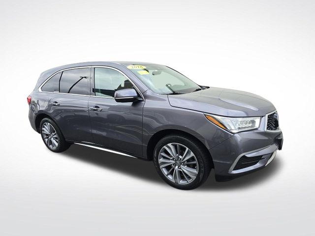 Gray (Modern Steel Metallic) 2018 Acura MDX SUV / Crossover All-Wheel Drive 9-Speed Automatic