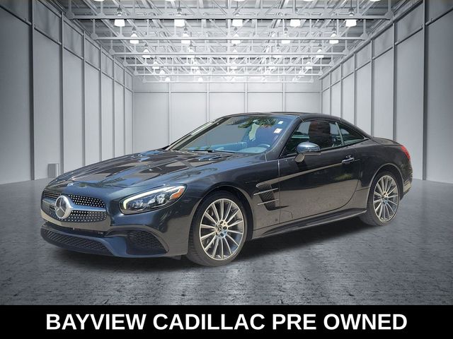 Black 2018 Mercedes-Benz SL-Class Convertible Rear-Wheel Drive 9-Speed Automatic