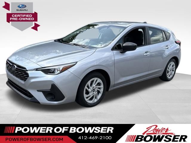 Ice Silver Metallic 2024 Subaru Impreza Wagon All-Wheel Drive Continuously Variable Transmission