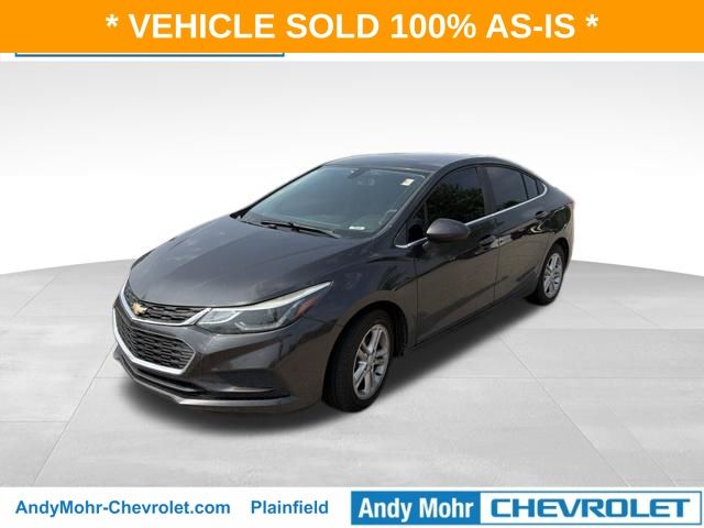 Gray (Tungsten Metallic) 2017 Chevrolet Cruze Sedan Front-Wheel Drive 6-Speed Automatic