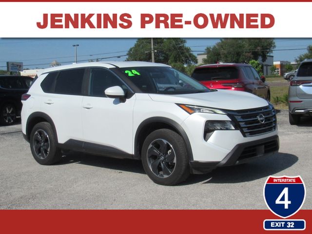 Everest White Pearl 2024 Nissan Rogue SUV / Crossover All-Wheel Drive Continuously Variable Transmission