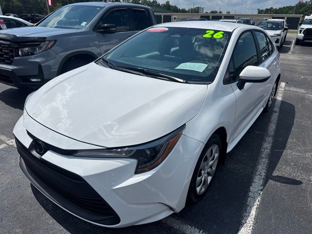 Ice 2026 Toyota Corolla Sedan Front-Wheel Drive Continuously Variable Transmission