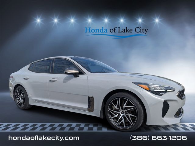 Ceramic Silver 2023 Kia Stinger GT-Line RWD Sedan Rear-Wheel Drive 8-Speed Automatic