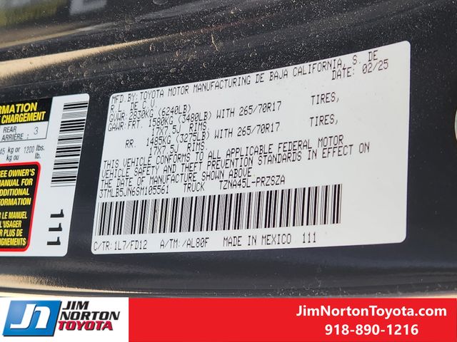 Used 2025 Toyota Tacoma Truck