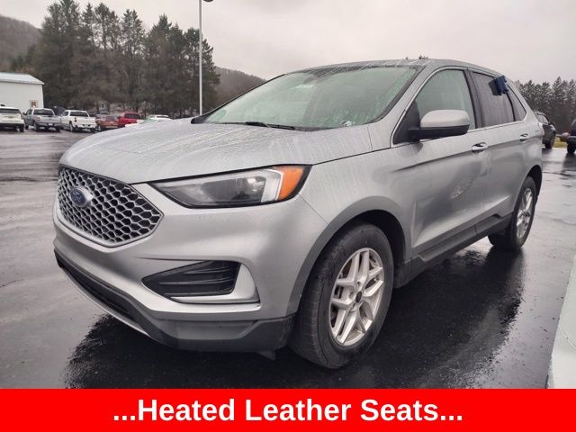 Iconic Silver Metallic 2023 Ford Edge SEL AWD SUV / Crossover All-Wheel Drive 8-Speed Automatic