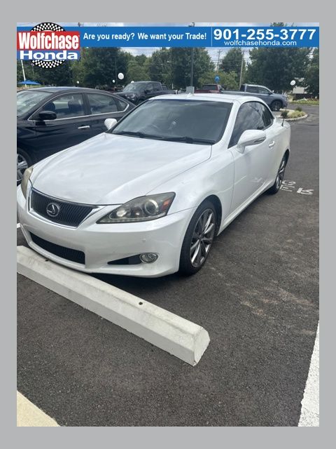 Starfire Pearl 2014 Lexus IS Convertible Rear-Wheel Drive 6-Speed Automatic