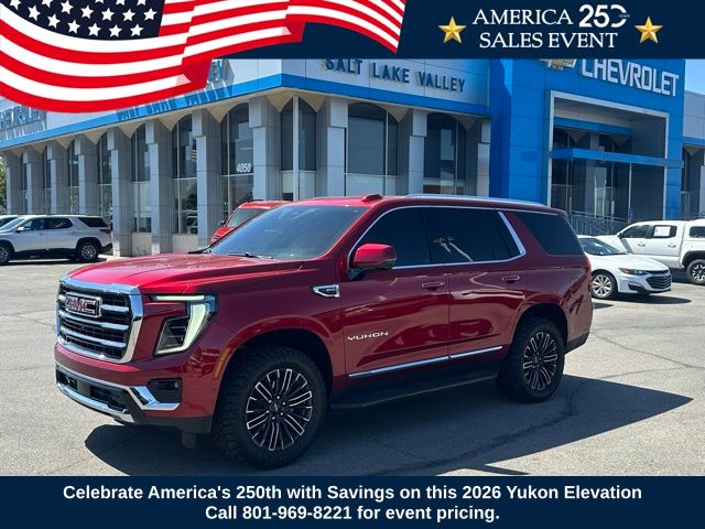 Volcanic Red Tintcoat 2026 GMC Yukon SUV / Crossover Four-Wheel Drive