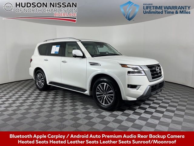 2024 Aspen White Tricoat Nissan Armada SL SUV