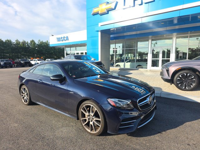 Lunar Blue Metallic 2019 Mercedes-Benz E-Class Coupe All-Wheel Drive 9-Speed Automatic