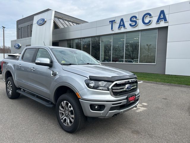 Silver Metallic 2022 Ford Ranger Lariat SuperCrew 4WD Pickup Truck Four-Wheel Drive Automatic