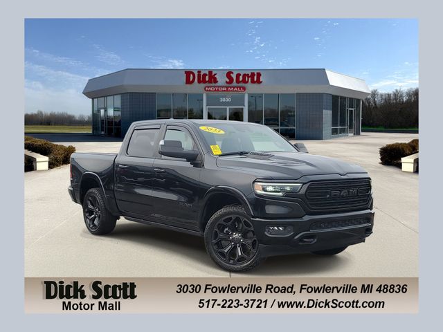Diamond Black Crystal Pearlcoat 2023 RAM 1500 Pickup Truck Four-Wheel Drive 8-Speed Automatic