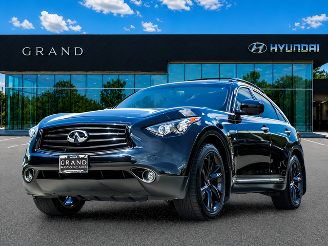 Black Obsidian 2016 INFINITI QX70 SUV / Crossover Rear-Wheel Drive 7-Speed Automatic