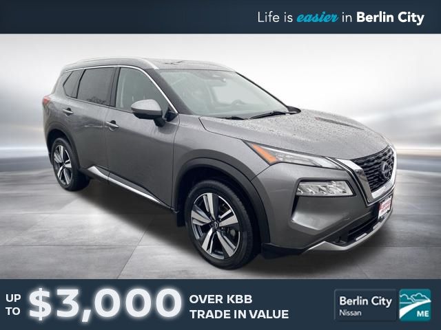 Gray (Gun Metallic) 2023 Nissan Rogue SL AWD SUV / Crossover All-Wheel Drive Continuously Variable Transmission