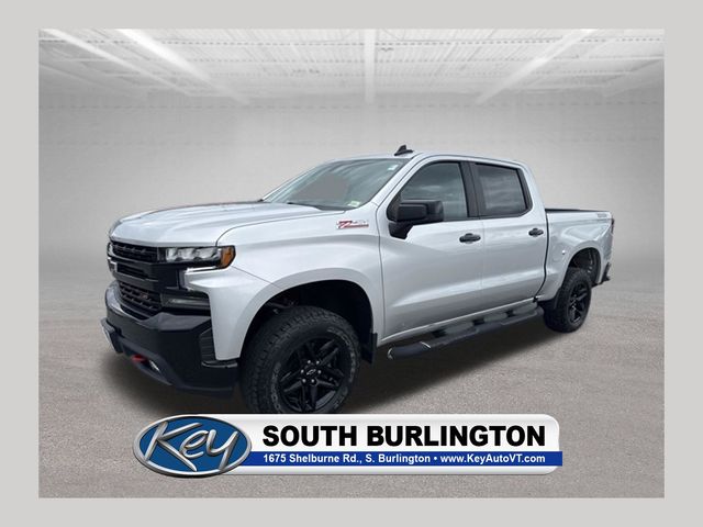 Silver Ice Metallic 2021 Chevrolet Silverado 1500 Pickup Truck Four-Wheel Drive Automatic