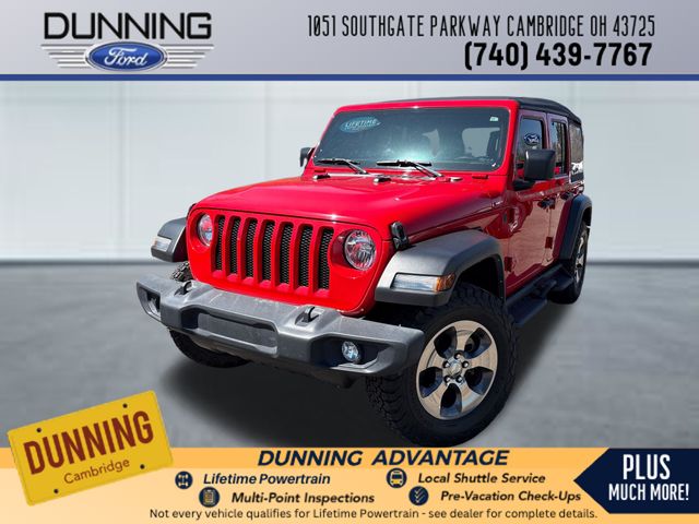 Firecracker Red Clearcoat 2022 Jeep Wrangler Unlimited Sport 4WD SUV / Crossover Four-Wheel Drive 6-Speed Manual