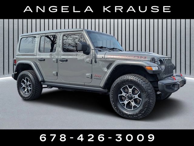 Sting-Gray Clearcoat 2021 Jeep Wrangler Unlimited Rubicon 4WD SUV / Crossover Four-Wheel Drive 8-Speed Automatic