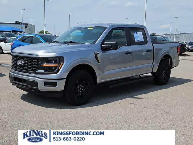 Iconic Silver Metallic 2025 Ford F-150 Pickup Truck Four-Wheel Drive Automatic