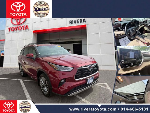 Red (Ruby Flare Pearl) 2021 Toyota Highlander Hybrid SUV / Crossover All-Wheel Drive Continuously Variable Transmission