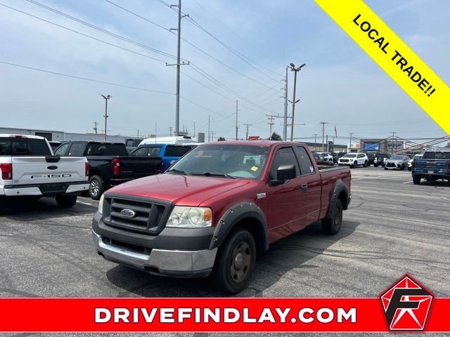 Red 2008 Ford F-150 Pickup Truck 4-Speed Automatic Overdrive