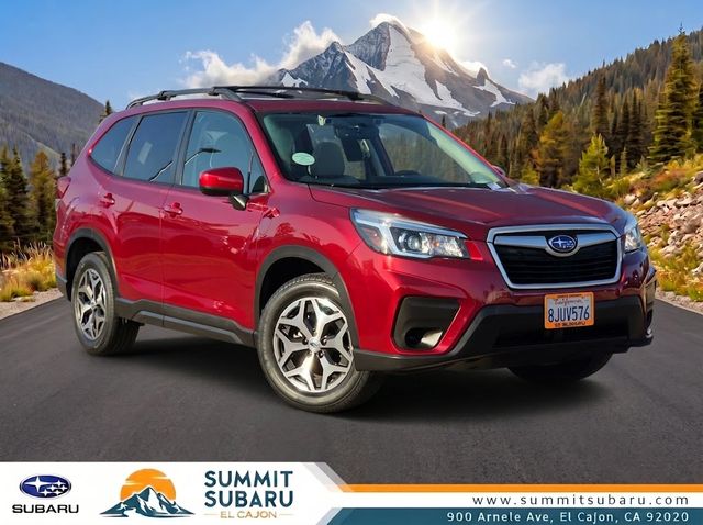 Crimson Red Pearl 2019 Subaru Forester SUV / Crossover All-Wheel Drive Continuously Variable Transmission