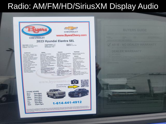 Used 2023 Hyundai Elantra For Sale in Grove City, OH