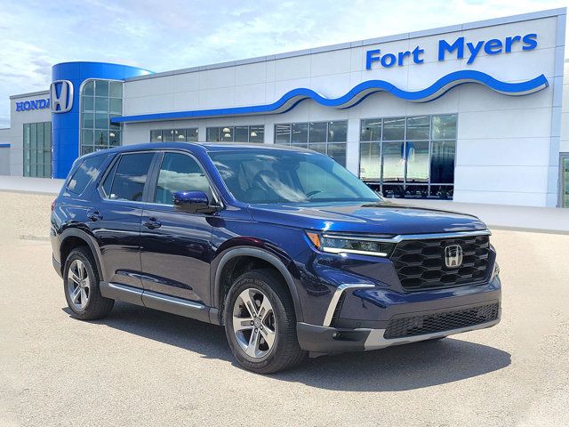Black (Obsidian Blue Pearl) 2024 Honda Pilot EX-L FWD SUV / Crossover Front-Wheel Drive Automatic