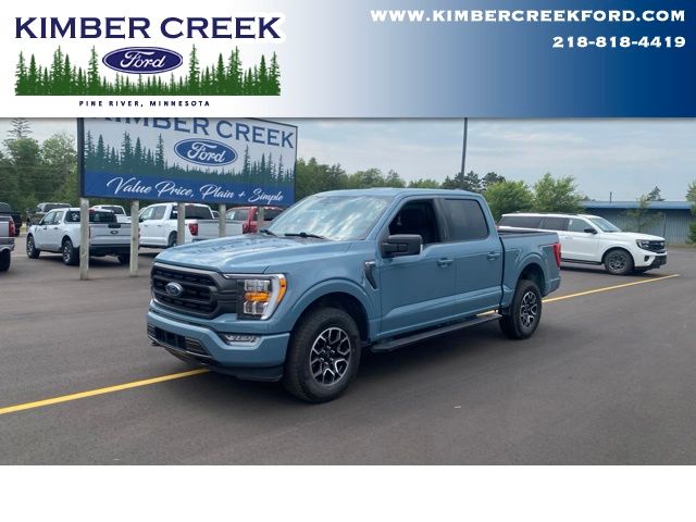 Area 51 Blue 2023 Ford F-150 Pickup Truck Four-Wheel Drive Automatic