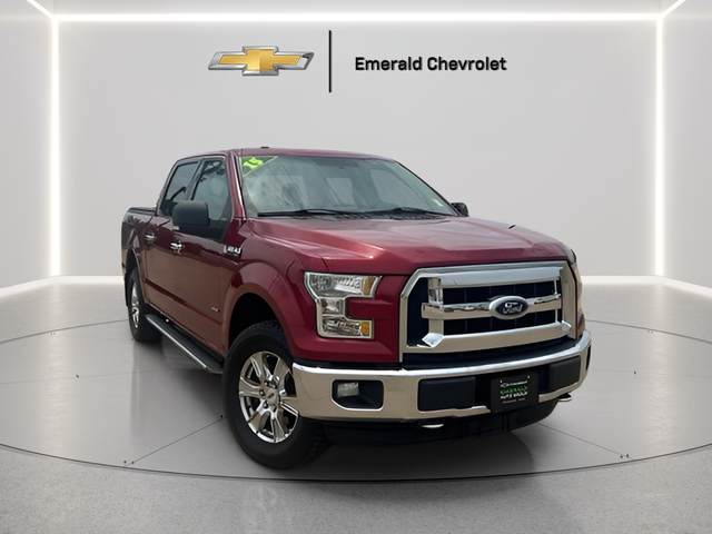 Ruby Red Metallic 2015 Ford F-150 Pickup Truck Four-Wheel Drive 6-Speed Automatic