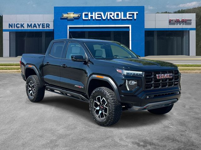 Onyx Black 2024 GMC Canyon AT4X Crew Cab 4WD Pickup Truck Four-Wheel Drive 8-Speed Automatic
