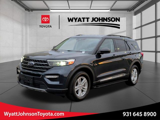 Blue Metallic 2023 Ford Explorer XLT AWD SUV / Crossover All-Wheel Drive Automatic