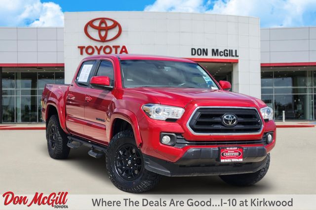 2022 Toyota Tacoma SR5 Red at Classic Elite Chevrolet Sugar Land