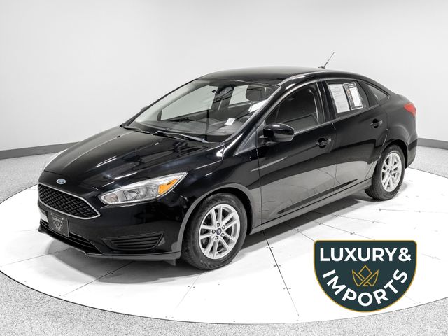 Shadow Black 2018 Ford Focus SE Sedan Front-Wheel Drive 6-Speed Automatic