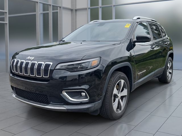 Diamond Black Crystal Pearlcoat 2020 Jeep Cherokee SUV / Crossover Four-Wheel Drive 9-Speed Automatic
