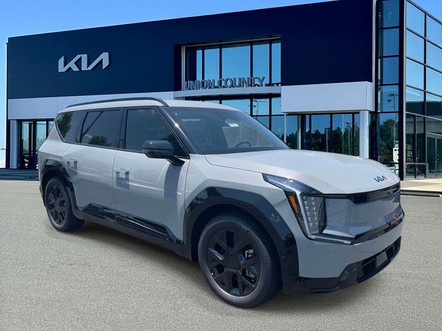 Wolf Gray 2026 Kia EV9 Land AWD SUV / Crossover All-Wheel Drive 1-Speed Automatic