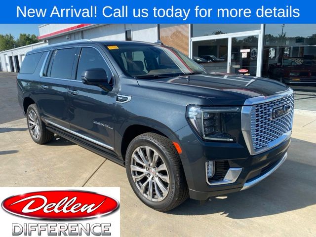 Hunter Metallic 2021 GMC Yukon XL SUV / Crossover Four-Wheel Drive
