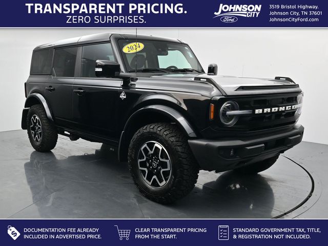 Shadow Black 2024 Ford Bronco SUV / Crossover Four-Wheel Drive Automatic