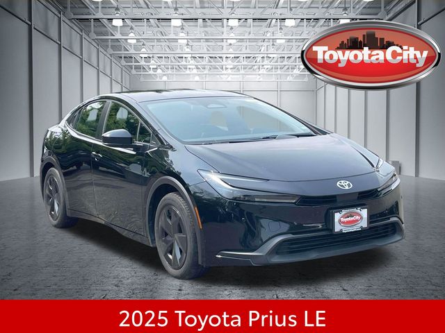 Midnight Black Metallic 2025 Toyota Prius Hatchback Front-Wheel Drive Continuously Variable Transmission