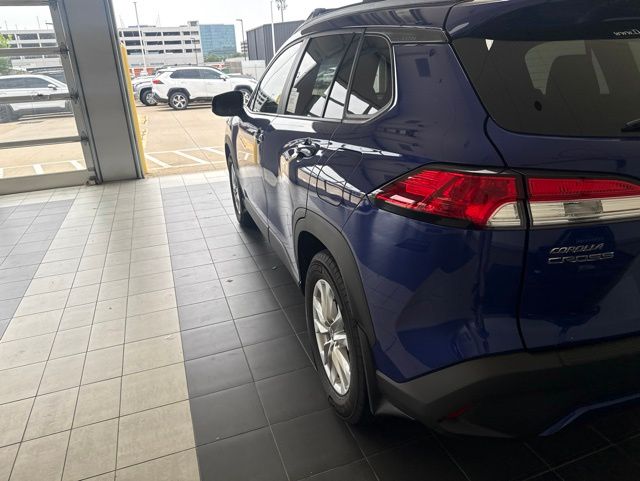 2025 Toyota Corolla Cross LE Blue at Gullo Toyota